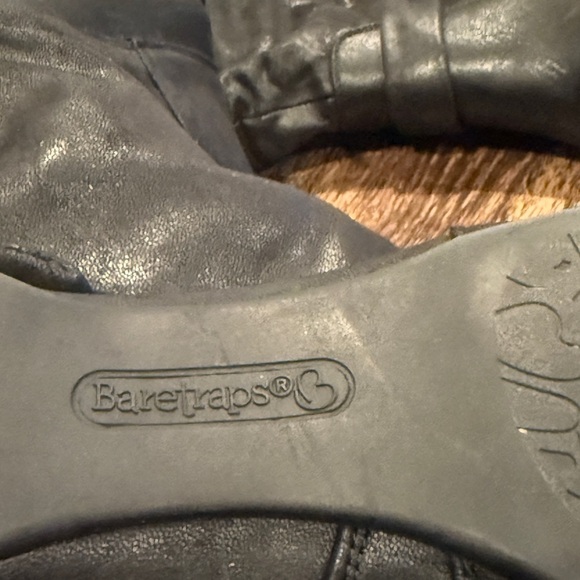 BareTraps Black Over the Knee Boots with Slouchy Design - Picture 9 of 10